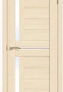 фото Дверь межкомнатная 202 (La Stella) стекло матовое, экошпон, Ясень Латте 2000х600мм