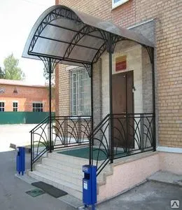 фото Входная группа (козырек + перила)