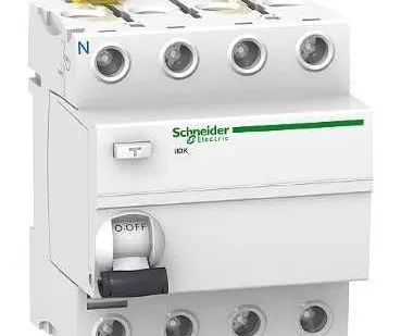 фото Выключатель нагрузки дифференциальный iID 4П 40A 300mA-S AC-тип Schneider E