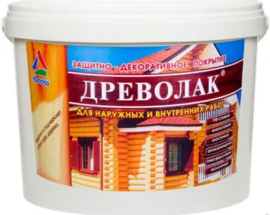 фото Лак УФ-стойкий акриловый по дереву &quot;Древолак&quot;. Тара 10кг
