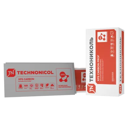 Фото №0 Экструдированный пенополистирол XPS CARBON PROF 1180х580х100мм