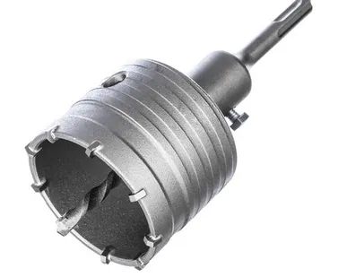 фото Коронка по бетону 125мм М16/16 резцов с переход SDS+ MOS-DISTAR MS-CBT125