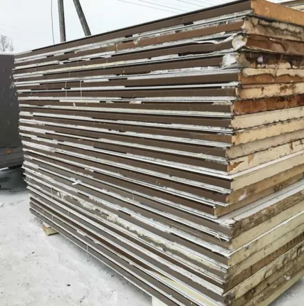 Фото №0 Сэндвич панели ППУ,ПИР 80мм