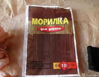 фото Морилка сухая для дерева