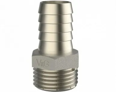 фото Штуцер 1/2 12 мм НР латунный