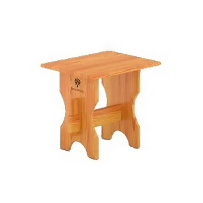 Фото №0 Лавка для бани BentWood из лиственницы 0,50 х 0,40 м H = 0,47 м