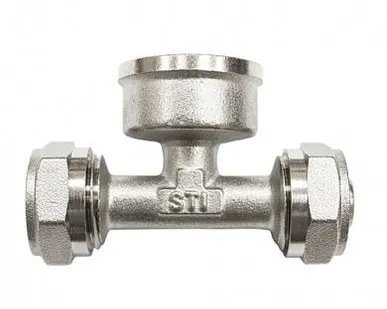 фото Тройник обжимной TF 20х1/2х20 вн.р VALTEC