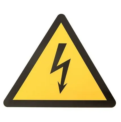 Фото №0 Наклейка "Молния" (100х100х100мм.) EKF PROxima an-1-01