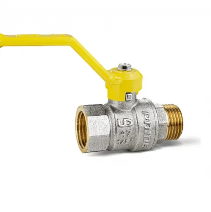 Фото №0 Кран шаровой LD Pride 3/4" н.р.-в.р. для газа (ручка рычаг)