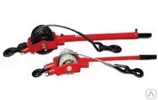 Фото №0 Лебедка ручная рычажная тросовая модели ЛР г/п 1,6 т, L троса 9м