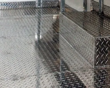 фото Лист алюминиевый рифленый 4 мм