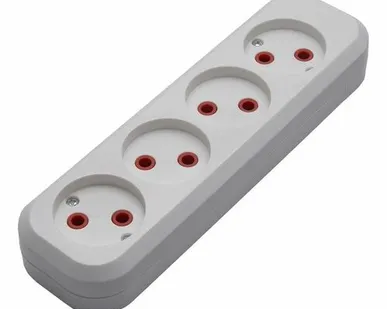 фото Колодка 4-х местн., без з/к без выкл. 250В, 10А, IP20...