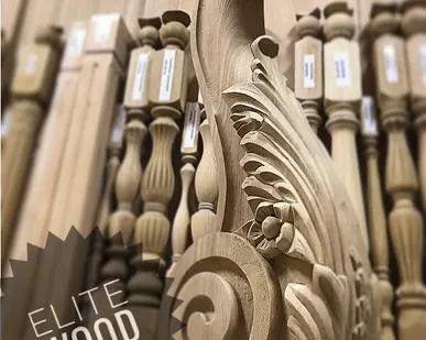 фото Заходной &amp;amp;quot;резной&amp;amp;quot; столб