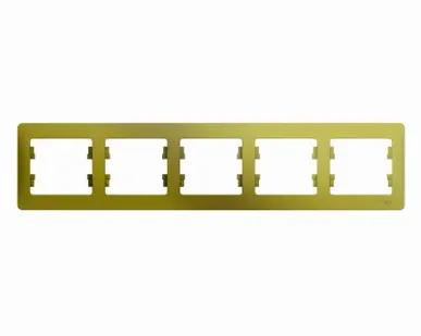 фото Рамка 5-м Glossa горизонт. фисташк. SchE GSL001005