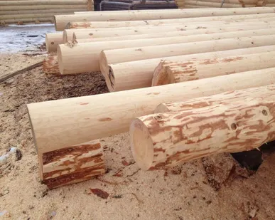 фото Бревно естественной влажности, диаметр от 180 до 270 мм
