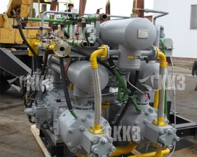 фото Компрессор безмасляный поршневой промышленный угловой