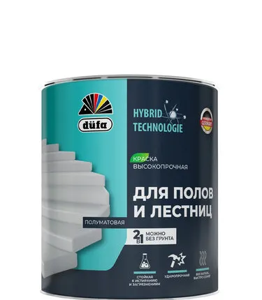 Фото №0 Dufa / Дюфа Эмаль для полов и лестниц акриловая полуматовая