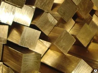 Фото №0 Квадрат бронзовый 7x7 БрАЖ9-4, БрБ2 по ГОСТ 1628-78, 6511-60, 15835-70