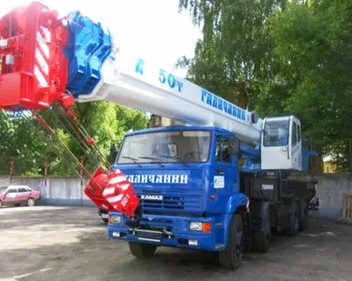 фото Аренда крана 50 тонн Галичанин