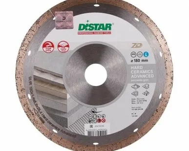 фото Диск алмазный Distar Hard ceramics 1A1R 180x1,4x8,5x25,4