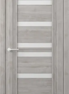 фото Межкомнатные двери ALBERO "Миссури" Графит/Мателюкс (ДО)