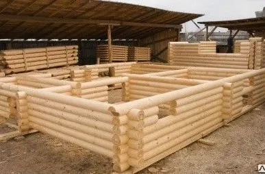 фото Оцилиндрованное бревно D=26.сосна (роизводство на станке токарного типа)