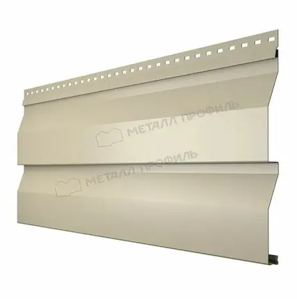 Фото №0 Сайдинг металлический 6х0,26м 0,4мм светлая слоновая кость RAL1015