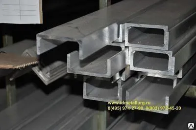 Фото №0 Швеллер алюминиевый Амг61 440068 13х25х2,4 ГОСТ 8617-81