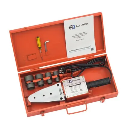 Фото №0 Набор для сварки полипропиленовых труб диаметром 20-40 мм (1500 Вт) A-05 AQUALINK