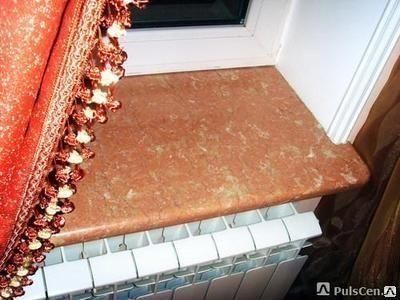 Фото №0 Подоконники из камня, мраморные подоконники