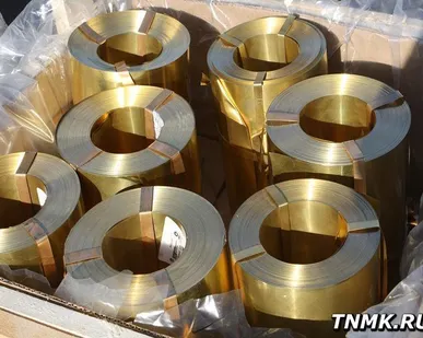 фото Лента латунная 0.6х300 Л63 ГОСТ 2208-2007