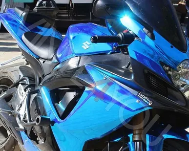 фото Пленка Хром синий Nippon Star Metal 1,37