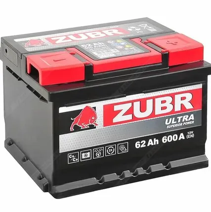 Фото №0 Аккумулятор ZUBR Ultra LB 62 Ач о.п.