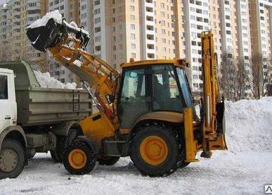 фото Услуга вывоз снега