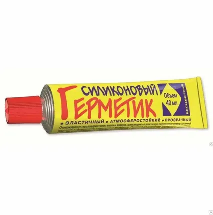 Фото №0 Герметик НБХ силикон прозрачный 40мл