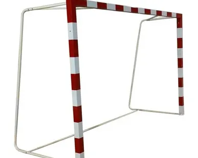 фото Ворота футбольные юниорские алюминиевые стационарные (5х2 м)