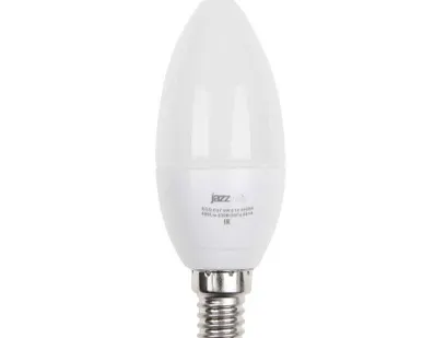 фото Лампа светодиодная PLED-ECO-C37 5Вт свеча 4000К бел. E14 400лм 220-240В JazzWay 1036865A