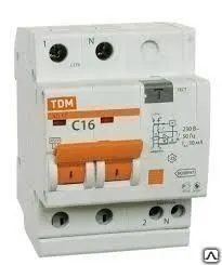 Фото №0 Автомат дифференциальный АД12 2Р 25А 10мА