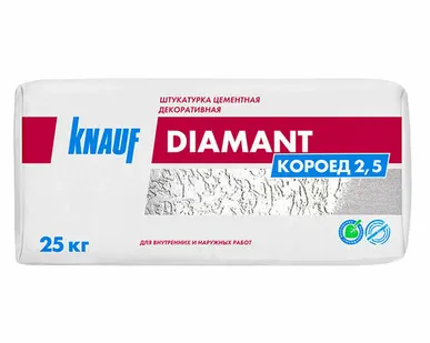 фото Штукатурка Кнауф Диамант Короед 1,5мм 25кг