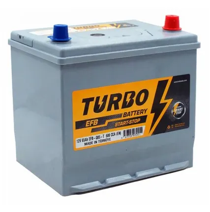 Фото №0 Аккумулятор TURBO EFB Q85 Asia 65 Ач о.п.