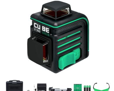 фото Лазерный уровень ADA CUBE 2-360 GREEN ULTIMATE EDITION