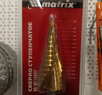 фото Сверло ступенчатое HSS 4-32 мм