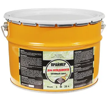 фото Праймер битумный для фундамента ХозДвор, 20 л