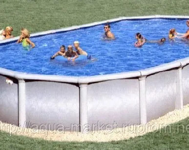 фото Бассейн сборный овальный «Гибралтар» (5.5х3.7х1.32) (Канада) Объем: 22.5 куб. м