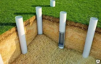 Фото №0 Устройство буронабивных свай с ростверком