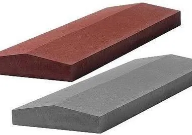 фото Парапет 390×350×70 мм (красный)