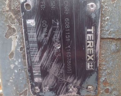 фото ГИДРОМАТОР ХОДА НА TEREX-TC-260
