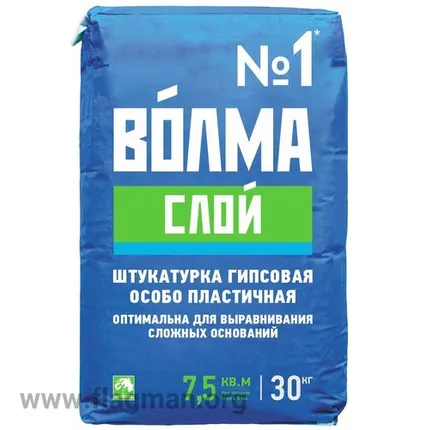 Фото №0 Штукатурка Волма-Слой 30кг