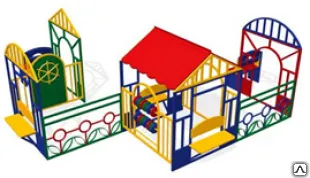 фото Городок игровой 1. Габаритные размеры: 3800х4400х1700