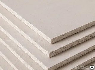 фото Плита гипсостружечная с фальцевой кромкой 12мм влагостойкая, 1250х1500мм